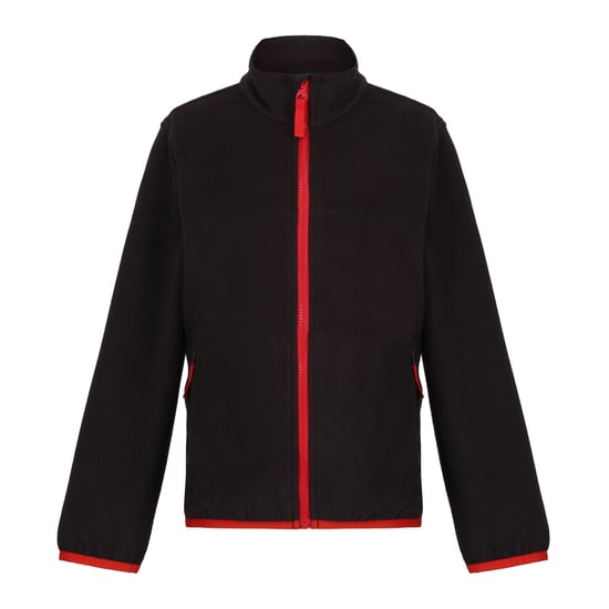 Regatta Childrens/Kids Microfleece Full Zip Fleece Jacket (Black)