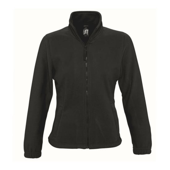SOLS Dames/dames North Full Zip Fleece Jacket (Zwart) - Image 1