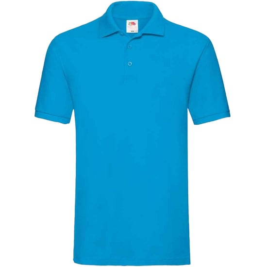 Fruit of the Loom Heren Premium Katoenen Piqué Poloshirt (Azuurblauw) - Image 1