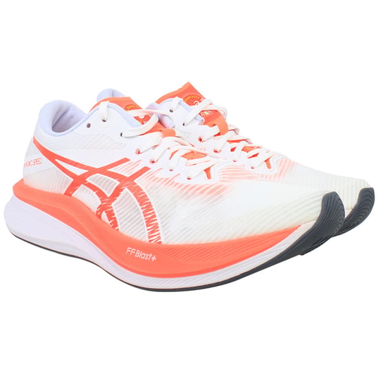 Asics Magic Speed 3 Womens White Running Shoes - Image 3
