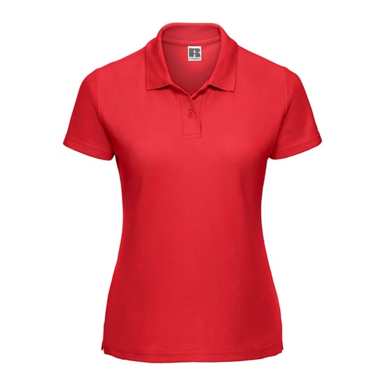 Russell Dames/Dames Klassiek Polycotton Poloshirt (Helder rood) - Image 1