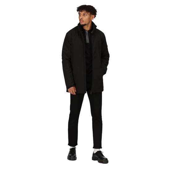 Regatta Mens Hampton Waterproof Jacket (Black)