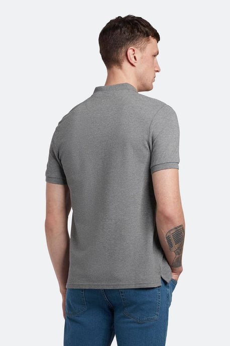 Lyle & Scott Plain Polo Shirt in Grey