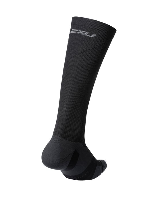 2XU Light Cushion Full Mens Black/Titanium Socks
