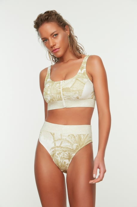 Trendyol Women's  Waist Bikini Bottom