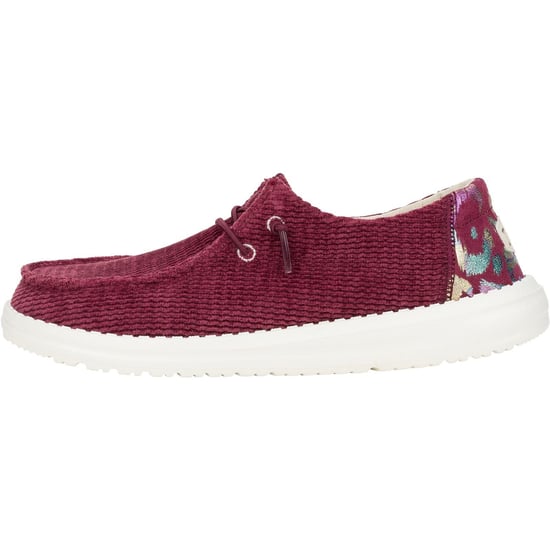 HEYDUDE Wendy Corduroy Leo Polyester Damesschoenen Bourgondië - Image 5