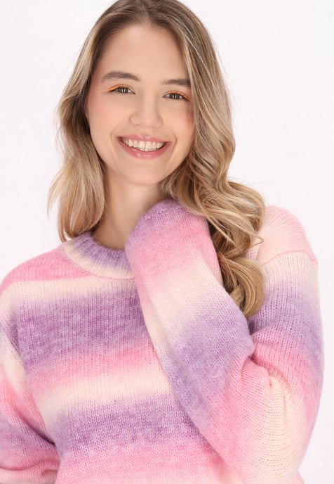 Mymo Jumper Dames Roze Veelkleurig - Image 5