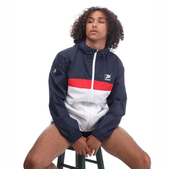 Heren Patrick Cagoule Windjack in Navy - Image 4
