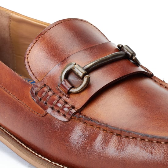 Base London Madison Leder Heren Bruin Loafers - Image 6