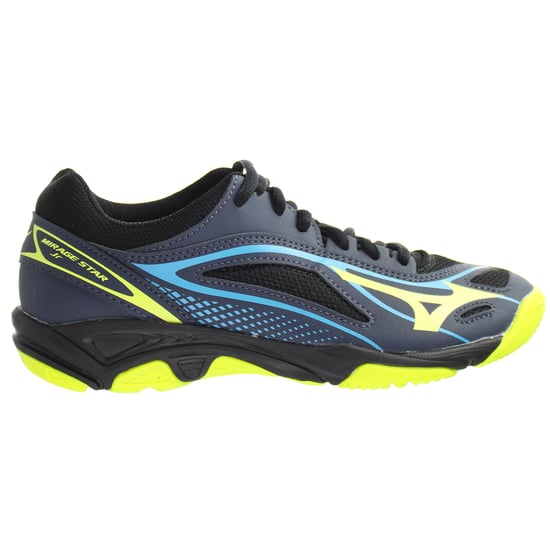 Mizuno Indoor Mirage Star 2 Kids Black Trainers