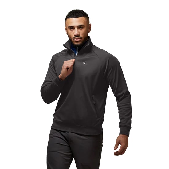 Farah Heren Kala Quarter Zip Jas (Zwart) - Image 4