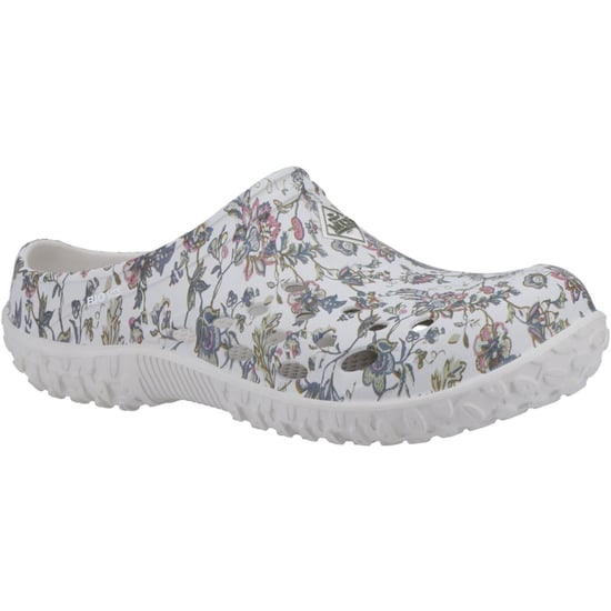 Muck Laarzen Muckster Lite Synthetisch Lichtgrijs/Bloemenprint Klompen - Image 1