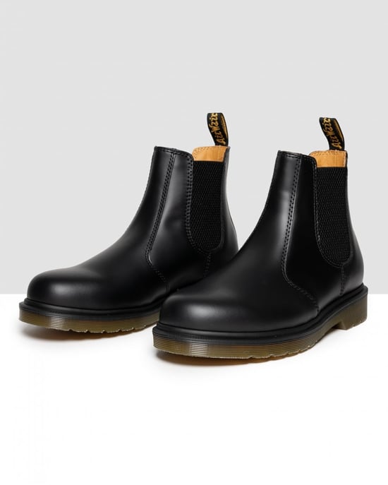 Shop Voor Dr. Martens 2976 Dames Zwarte Leren Chelsea Laarzen - Image 3