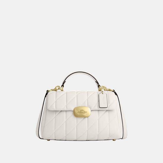 Eliza Top Handle in Quilted Leather