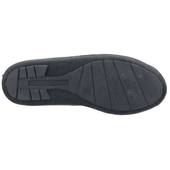 Hush Puppies Heren Arnold Slip On Leather Slipper (Zwart) - Image 4