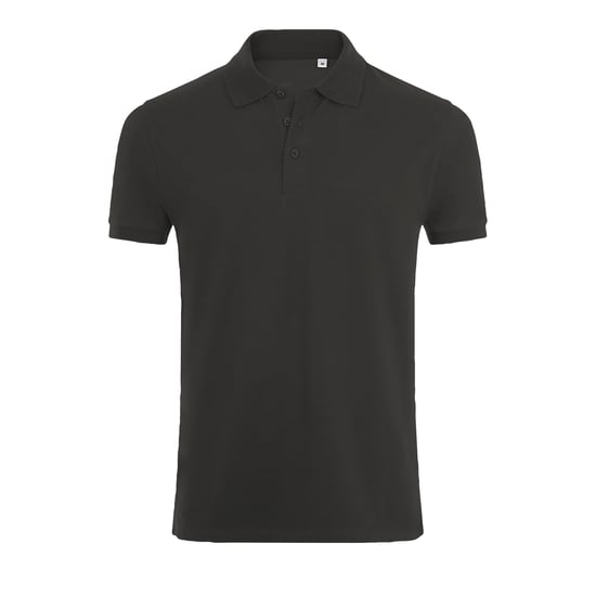 SOLS Heren Phoenix Poloshirt met korte mouwen Pique Polo (Houtskool mergel) - Image 1