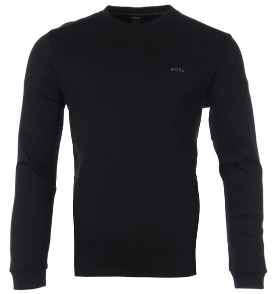 BOSS Green Salbo Heren Gebogen Logo Sweatshirt - Image 1