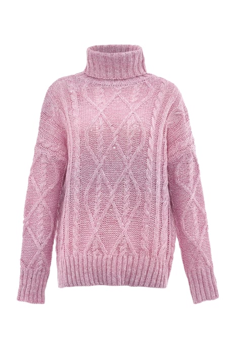 Mymo Trui met coltrui Dames roze roze - Image 1