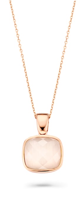 Orphelia 'Isabella' Dames 925 Sterling Zilver Ketting met Hanger - Roze ZH-7198/CR - Image 1