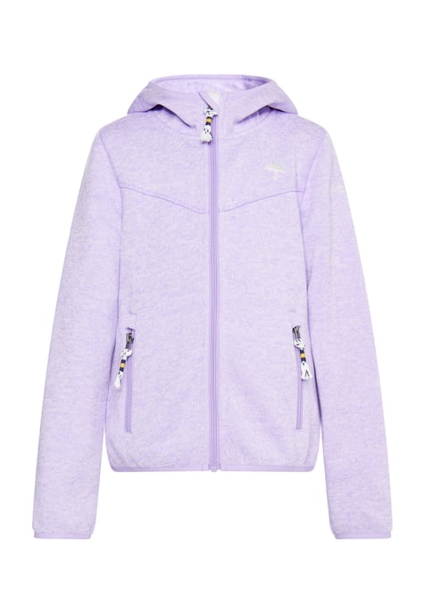 Schmuddelwedda Gebreide fleeceblouse voor meisjes meisjes (kinderen) licht lavendel melange - Image 1