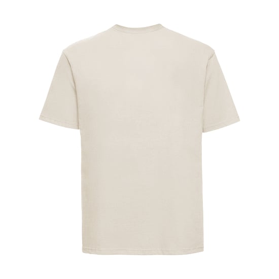 Russell Heren Klassiek Ringspun Katoen T-Shirt (Natuurlijk) - Image 2