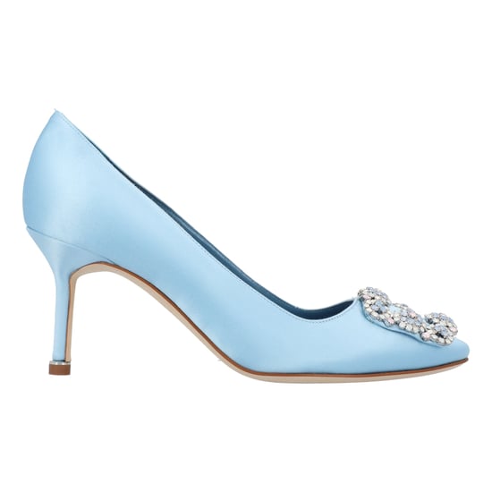 Manolo Blahnik Hangisi 070 Pump Blue - Image 1