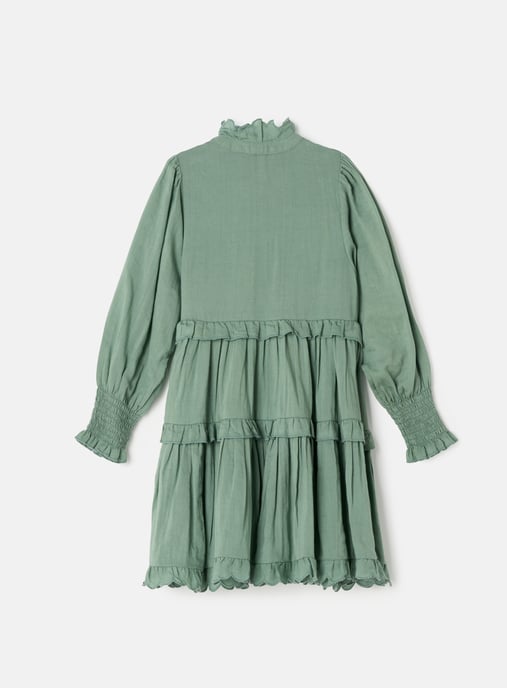 Cordelia Green Vintage Frill Dress
