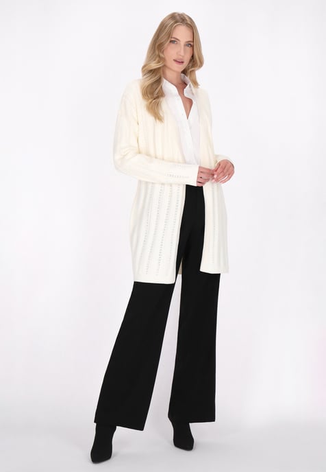 Dreimaster Vest Dames wolwit - Image 2