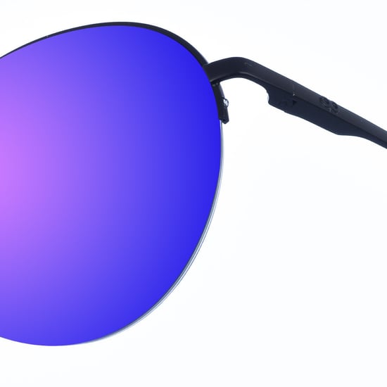 Maxy women's oval-shaped metal sunglasses