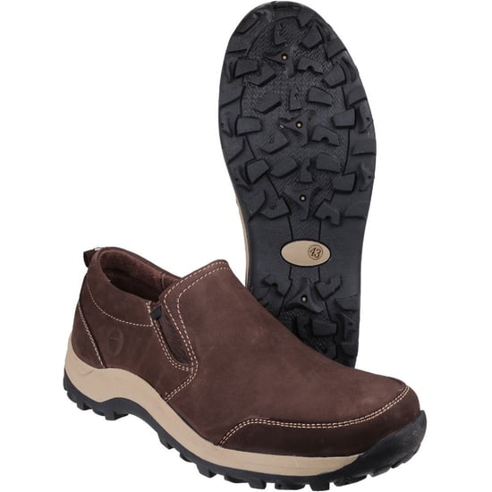 Cotswold Mens Sheepscombe Leather Slip On Casual Loafer Shoes