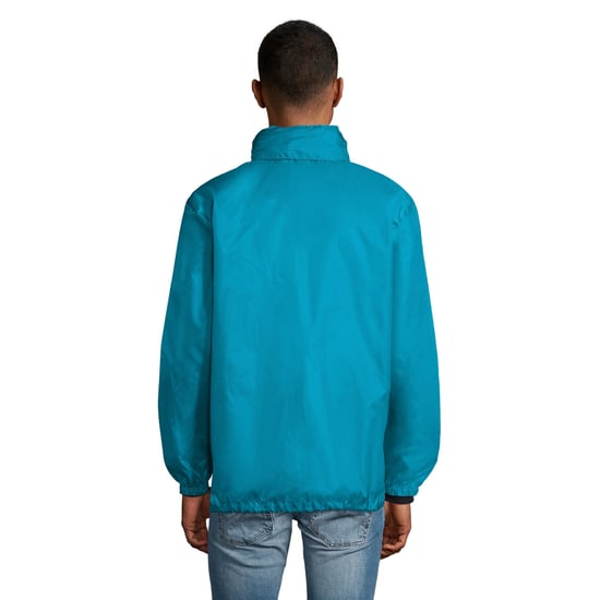 SOLS Unisex windjack met shift voor volwassenen (Aqua) - Image 2