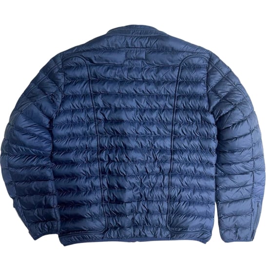 Diesel Plain Navy Blue Padded Jacket