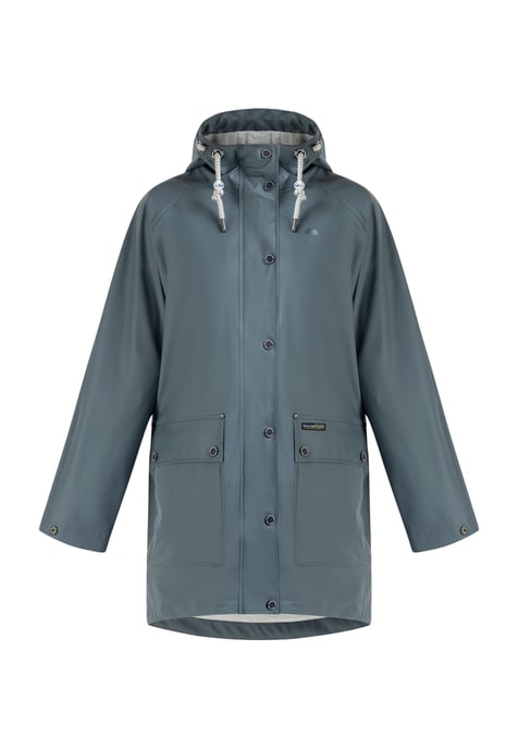 Schmuddelwedda Oversized mackintosh bridgeport Dames Blauwgrijs-271 - Image 1