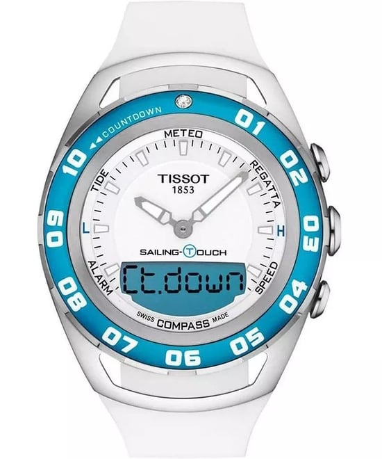 Tissot T-touch Sailing Heren Witte Horloge T0564202701100 - Image 1