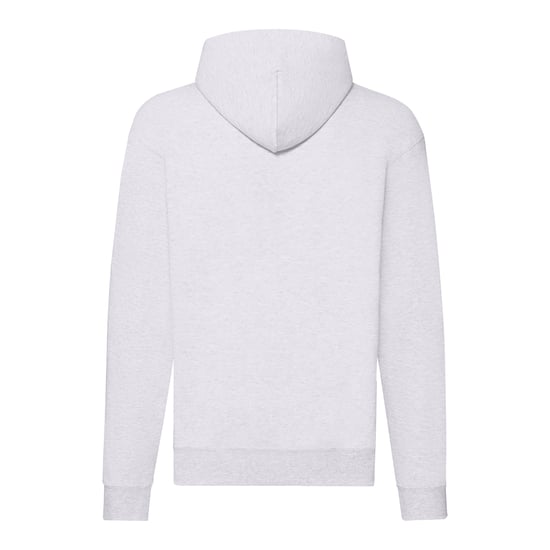Fruit of the Loom Heren Classic Heather Hoodie met rits (Wit) - Image 2