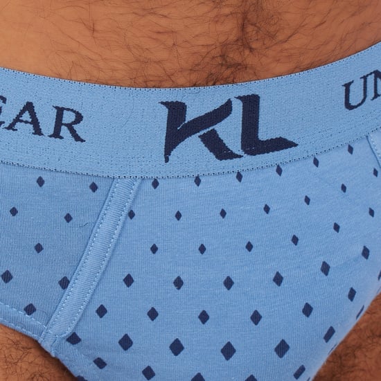 Pack-2 KLS2 men's breathable fabric basic briefs