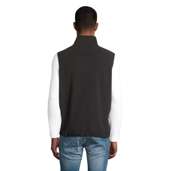 SOLS Uniseks Fleece Bodywarmer met rits voor volwassenen (Zwart) - Image 2