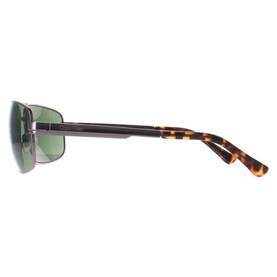 Calvin Klein Rectangle Mens Light Ruthenium Green CK22123S
