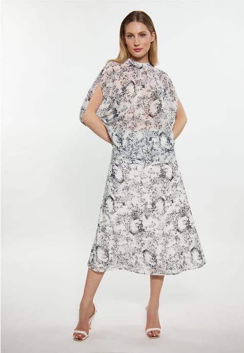 Dreimaster Blouse Dames zwart wit - Image 2