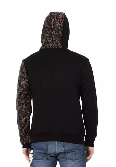 Automobili Lamborghini Men's Black Cotton Sweater
