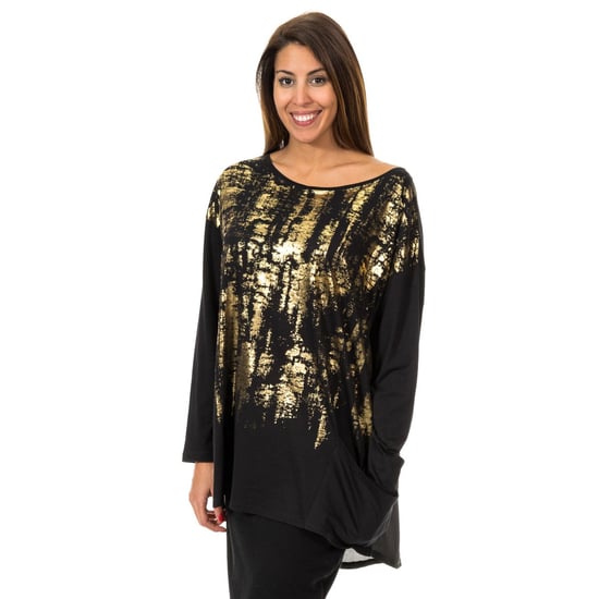 Women's boat neck long sleeve t-shirt 10DML0437