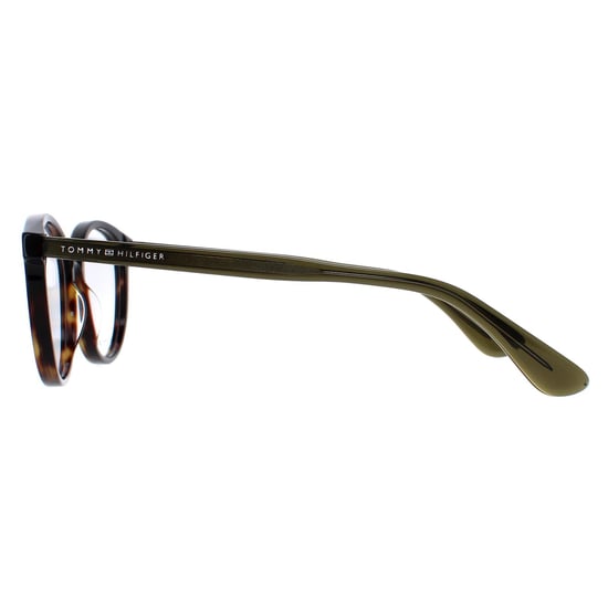 Tommy Hilfiger Round Womens Dark Havana Glasses