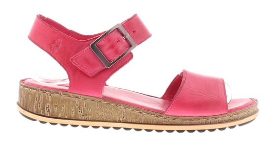 Hush Puppies Dames Sandalen Lage Wedge Ellie Leer Gesp roze - Image 2