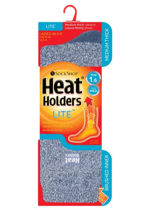 Heat Holders Lite dames dunne thermo wintersokken - Denim / Room - Image 2