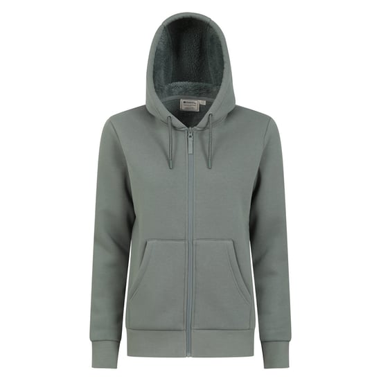 Mountain Warehouse Dames/Dames Dalton Sherpa gevoerde Full Zip Hoodie (Kaki Groen) - Image 1