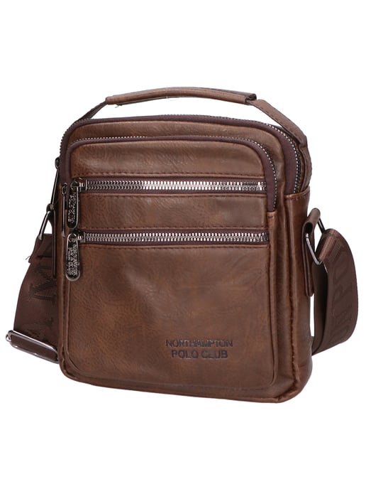 Northampton Polo Club shoulder bag Men COFFEE