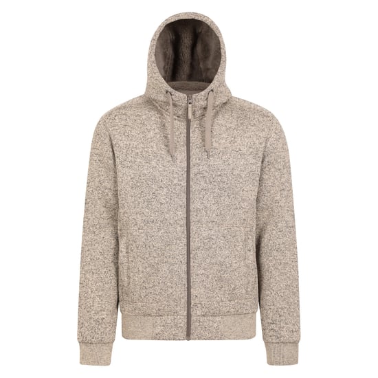 Mountain Warehouse Heren Nevis II Bont capuchon (Beige) - Image 1
