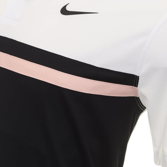 Nike Heren Victory Colour Block Dri-FIT Polo Shirt (Wit/Zwart/Artisch Oranje) - Image 2