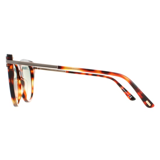 Tom Ford Cat Eye Womens Havana  Green Gradient Kira FT0821