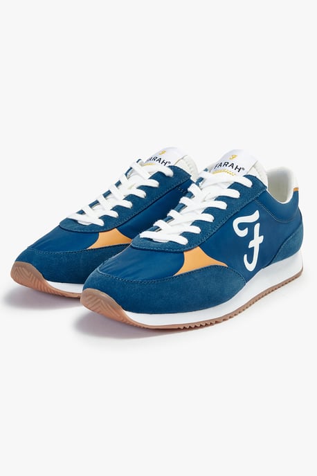 Farah Blue 'Santo' Casual Lace Up Trainers